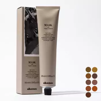 Перманентная Крем-Краска для Волос Davines Mask with Vibrachrom Warm Browns, 100 мл (теплые коричневые)