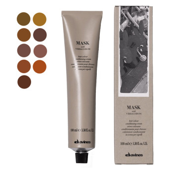 Перманентная Крем-Краска для Волос Davines Mask with Vibrachrom Warm Browns, 100 мл (теплые коричневые)