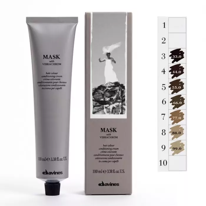 Перманентная Крем-Краска для Волос Davines Mask with Vibrachrom Intense Naturals, 100 мл (насыщенные натуральные)