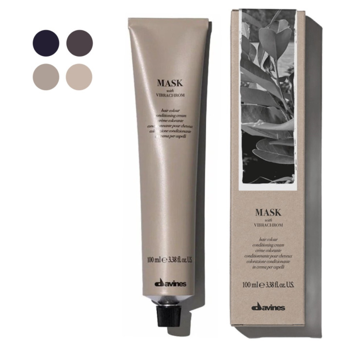 Перманентная Крем-Краска для Волос Davines Mask with Vibrachrom Intense Naturals Cold, 100 мл (насыщенные холодные натуральные)
