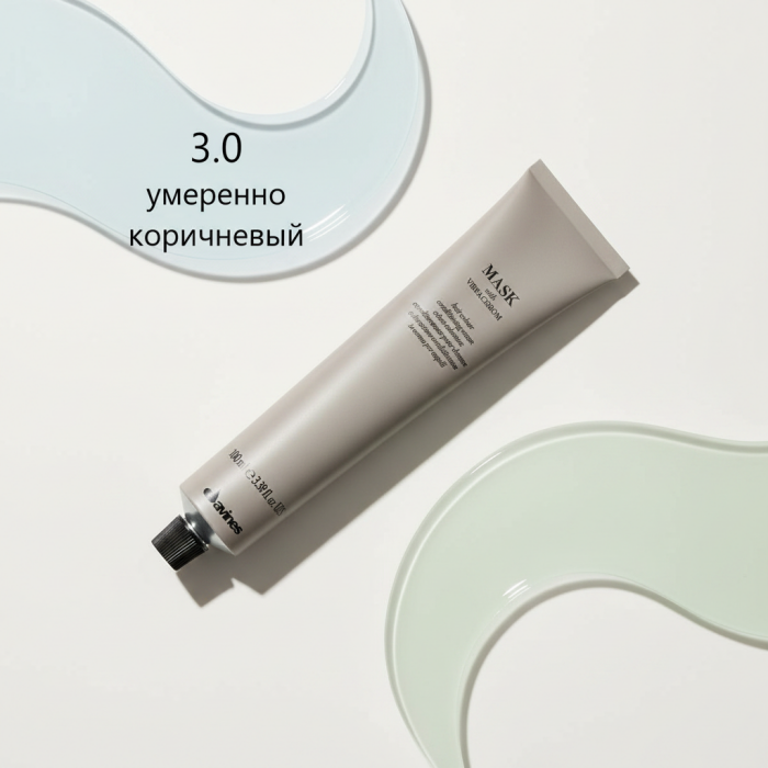 Перманентная Крем-Краска для Волос Davines Mask with Vibrachrom Naturals, 100 мл (натуральные оттенки)