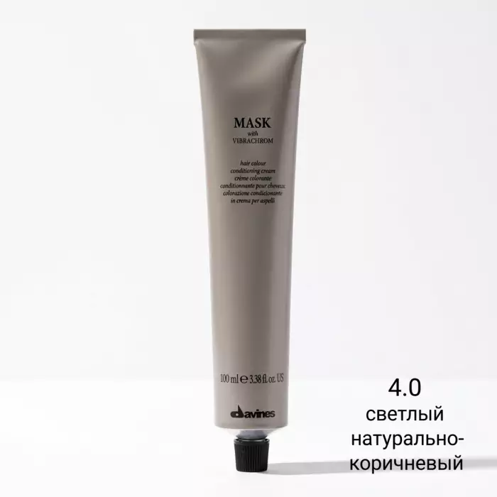 Перманентная Крем-Краска для Волос Davines Mask with Vibrachrom Naturals, 100 мл (натуральные оттенки)
