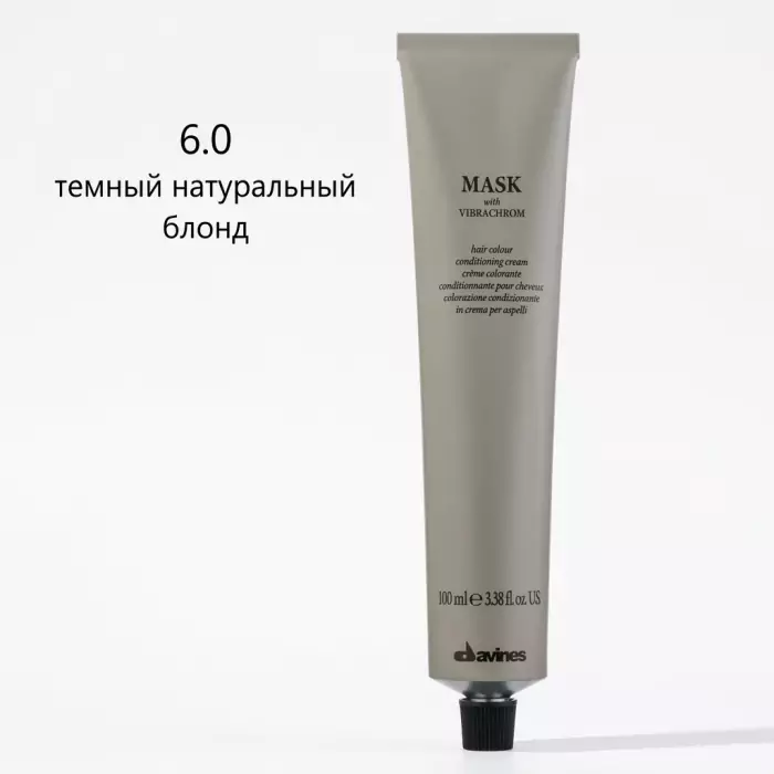 Перманентная Крем-Краска для Волос Davines Mask with Vibrachrom Naturals, 100 мл (натуральные оттенки)
