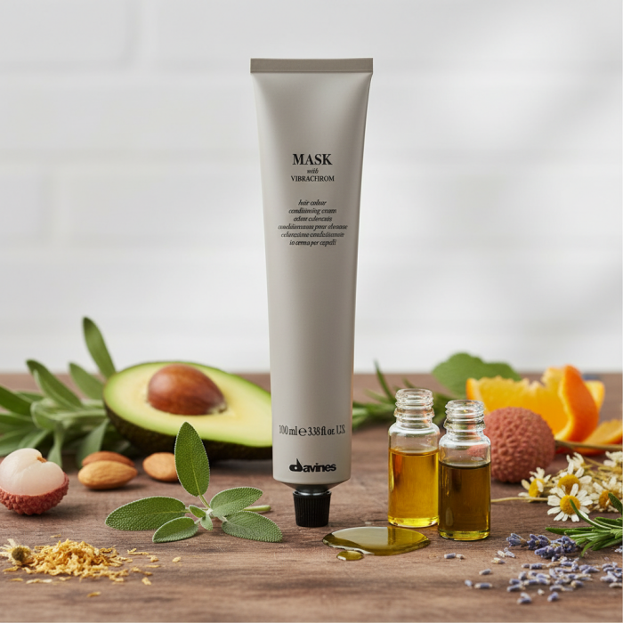 Перманентная Крем-Краска для Волос Davines Mask with Vibrachrom Naturals, 100 мл (натуральные оттенки)