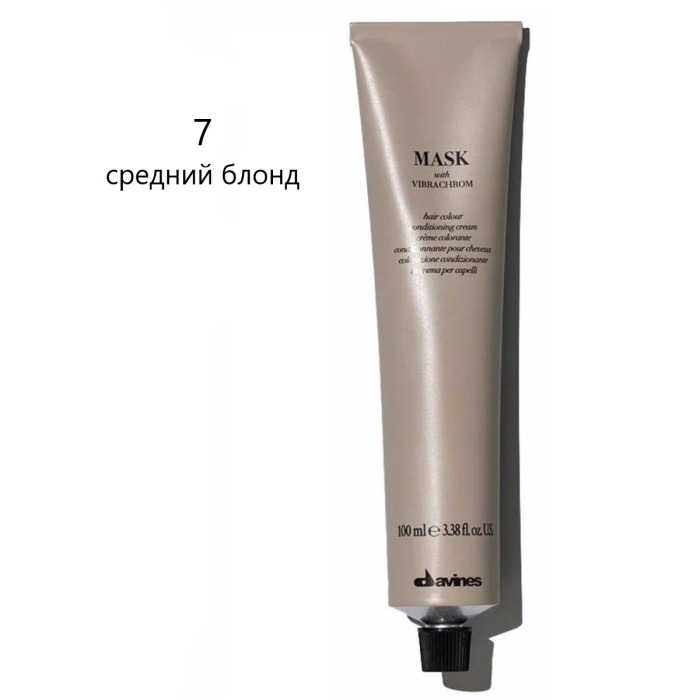 Перманентная Крем-Краска для Волос Davines Mask with Vibrachrom Warm Naturals, 100 мл (теплые натуральные)