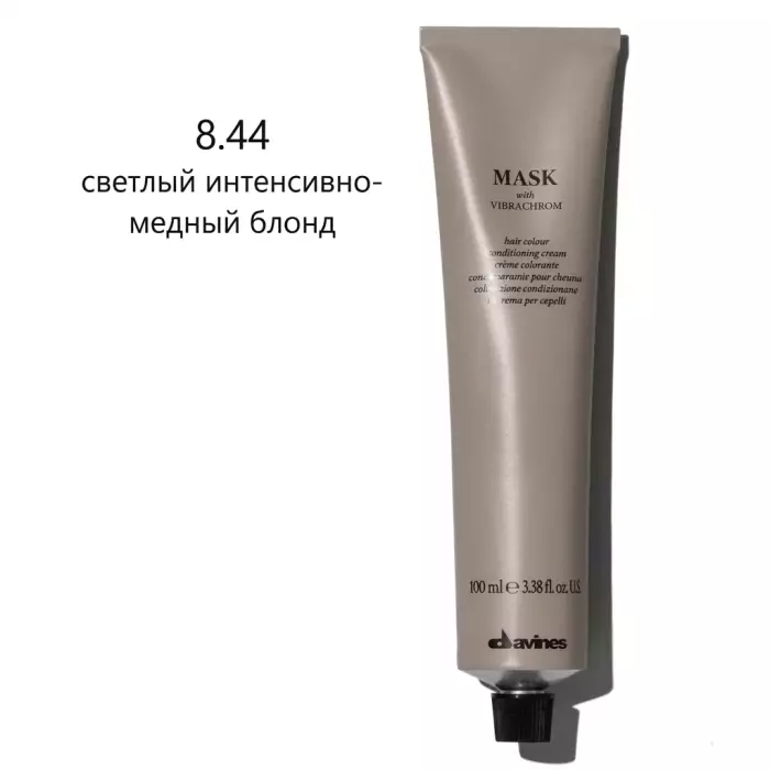 Перманентная Крем-Краска для Волос Davines Mask with Vibrachrom Warm Reds, 100 мл (теплые красные)