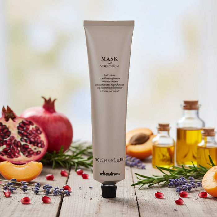 Перманентная Крем-Краска для Волос Davines Mask with Vibrachrom Warm Reds, 100 мл (теплые красные)