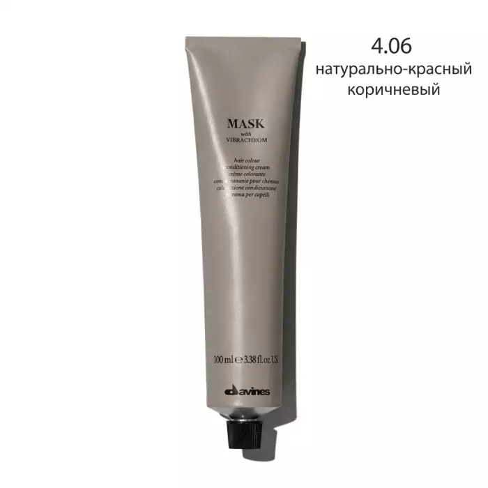 Перманентная Крем-Краска для Волос Davines Mask with Vibrachrom Warm Reds, 100 мл (теплые красные)