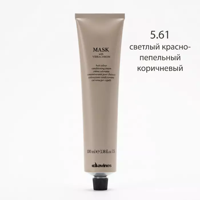 Перманентная Крем-Краска для Волос Davines Mask with Vibrachrom Warm Reds, 100 мл (теплые красные)