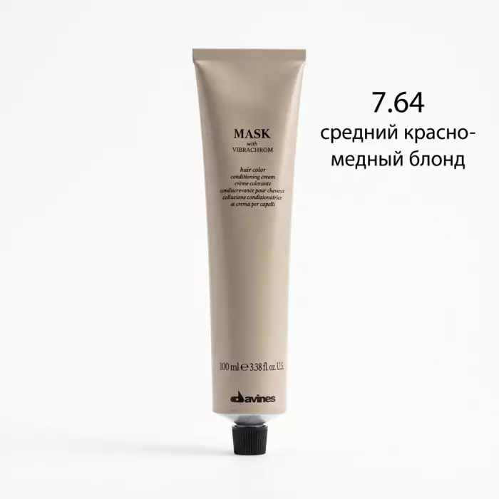 Перманентная Крем-Краска для Волос Davines Mask with Vibrachrom Warm Reds, 100 мл (теплые красные)