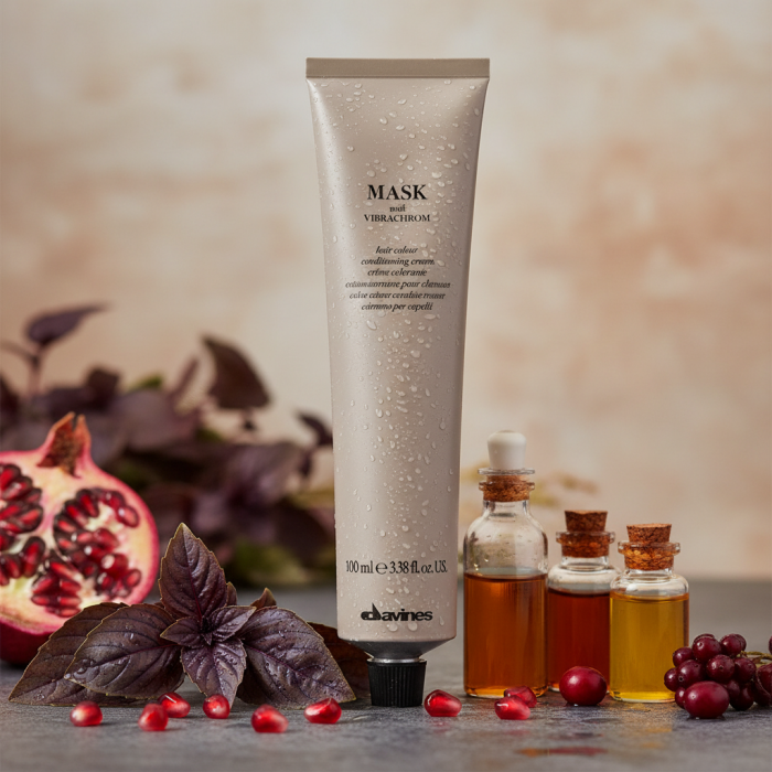 Перманентная Крем-Краска для Волос Davines Mask with Vibrachrom Warm Reds, 100 мл (теплые красные)