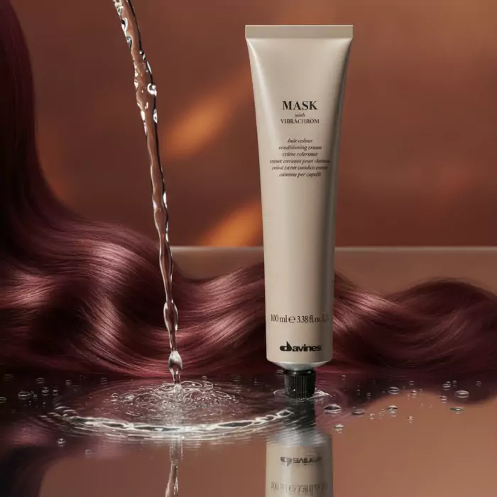 Перманентная Крем-Краска для Волос Davines Mask with Vibrachrom Warm Reds, 100 мл (теплые красные)