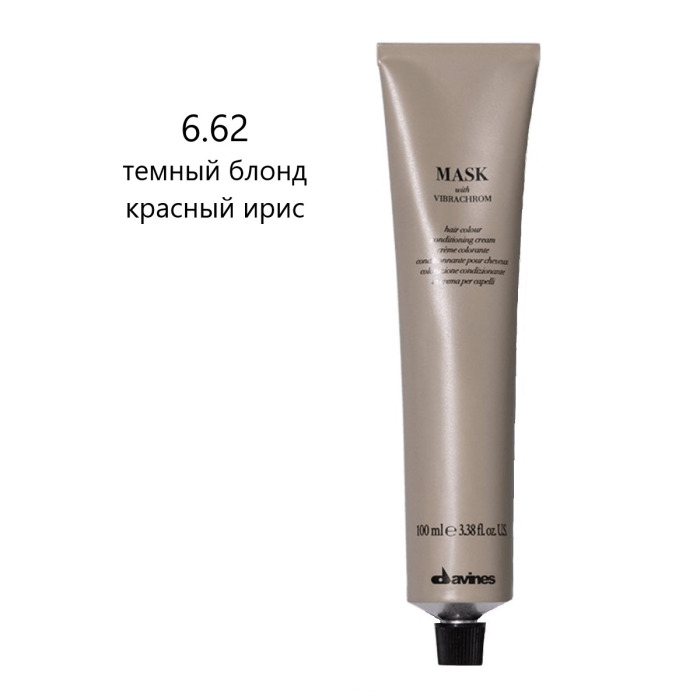 Перманентная Крем-Краска для Волос Davines Mask with Vibrachrom Cool Reds, 100 мл (холодные красные)