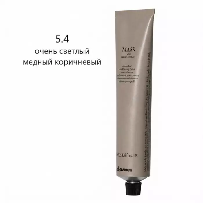Перманентная Крем-Краска для Волос Davines Mask with Vibrachrom Warm Browns, 100 мл (теплые коричневые)