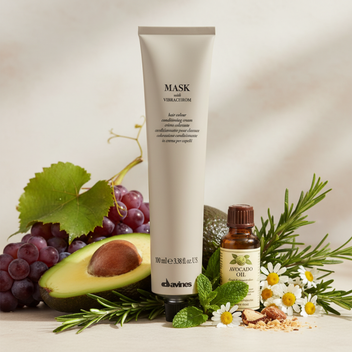 Перманентная Крем-Краска для Волос Davines Mask with Vibrachrom Cool Blonds, 100 мл (холодные блонды)