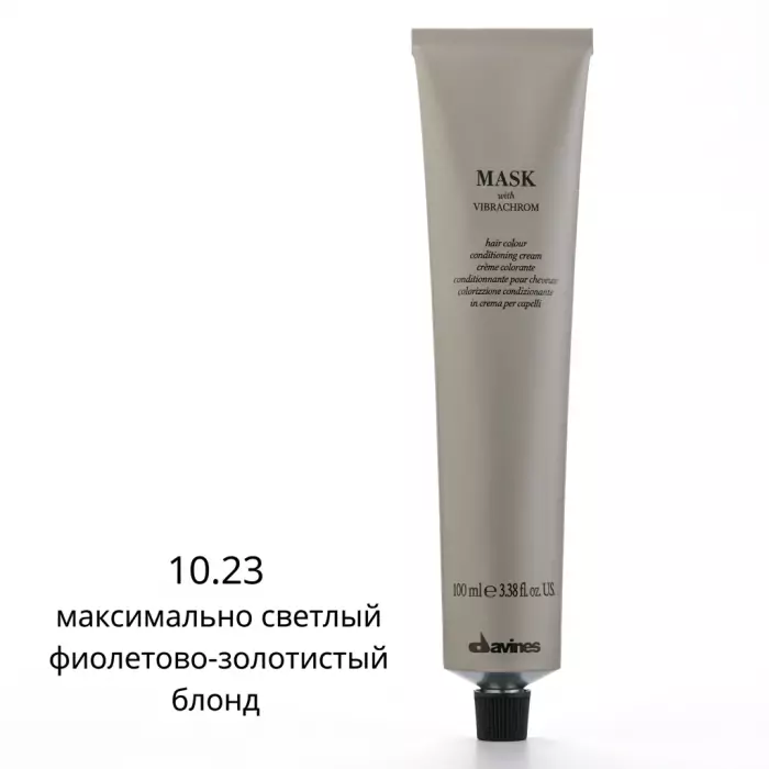 Перманентная Крем-Краска для Волос Davines Mask with Vibrachrom Cool Blonds, 100 мл (холодные блонды)