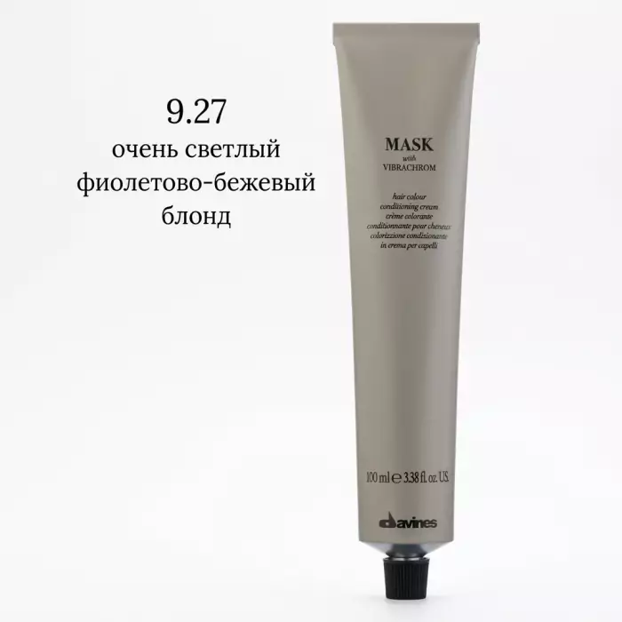 Перманентная Крем-Краска для Волос Davines Mask with Vibrachrom Cool Blonds, 100 мл (холодные блонды)