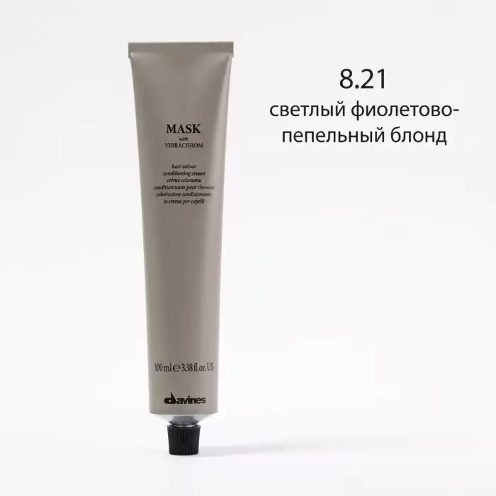 Перманентная Крем-Краска для Волос Davines Mask with Vibrachrom Cool Blonds, 100 мл (холодные блонды)