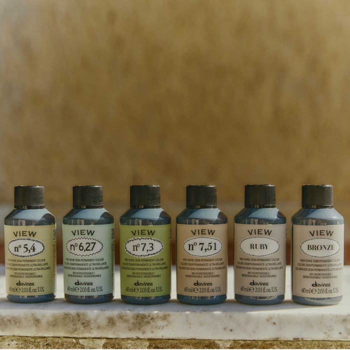 Безаммиачная Демиперманентная Краска для Тонирования Волос Davines View High Shine Demi-Permanent Colour Irise, 60 мл (ирисовые/фиолетовые оттенки)