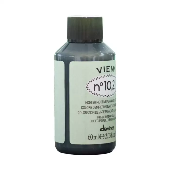 Безаммиачная Демиперманентная Краска для Тонирования Волос Davines View High Shine Demi-Permanent Colour Irise, 60 мл (ирисовые/фиолетовые оттенки)