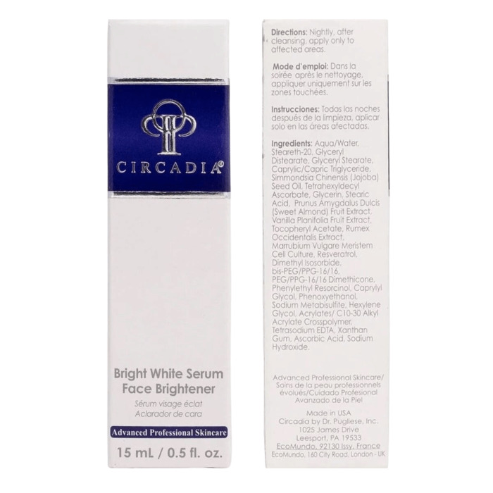 Сыворотка для Осветления Кожи с Антиоксидантами CIRCADIA Bright White Serum