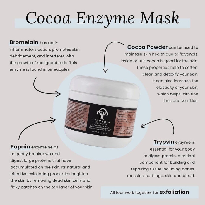 Энзимная Маска для Лица «Какао» CIRCADIA Cocoa Enzyme Mask