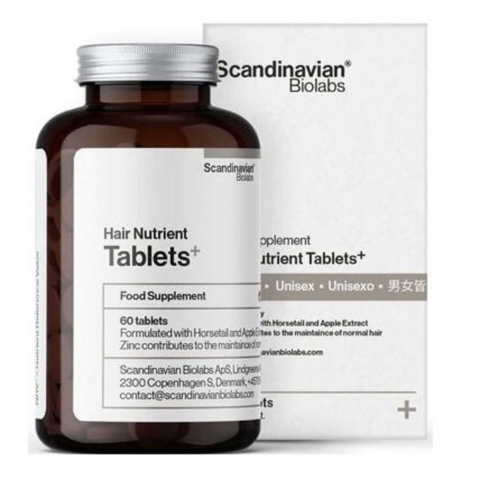 Добавка для Питания Волос Scandinavian Biolabs Hair Nutrient Tablets