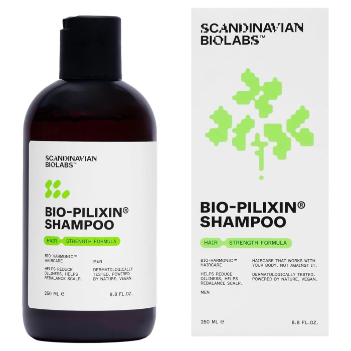 Шампунь для Укрепления Волос у Мужчин Scandinavian Biolabs Bio-Pilixin Shampoo Hair Strength Formula Men