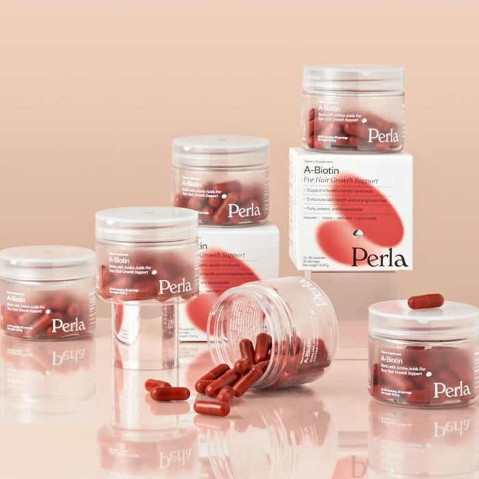 Биотин с Аминокислотами для Волос Perla Helsa A-Biotin