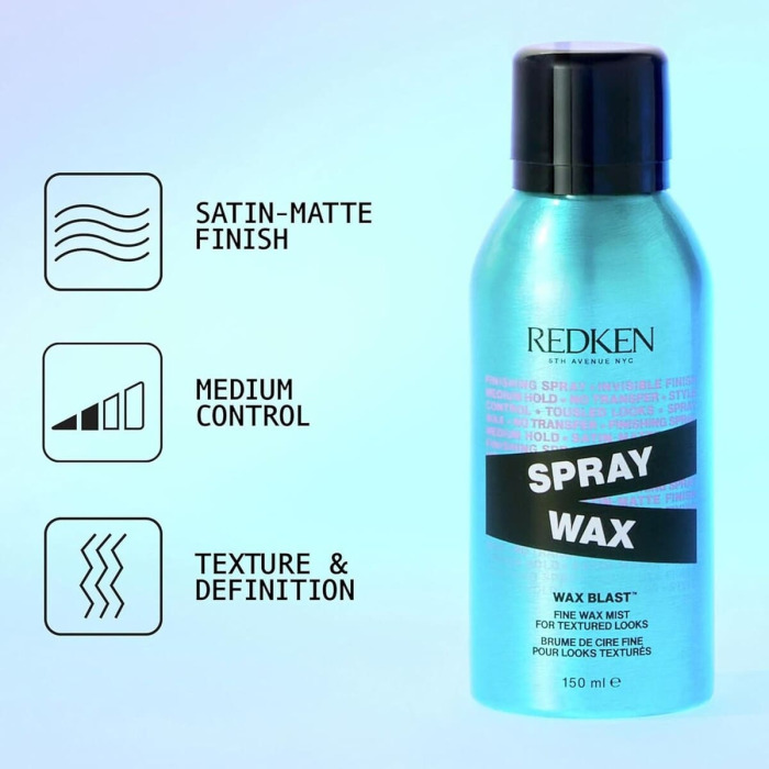 Текстурирующий Спрей-Воск для Завершения Укладки Волос Redken Spray Wax