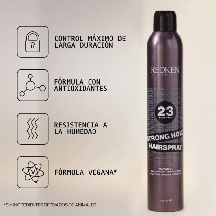 Лак Сильной Фиксации для Завершения Укладки Волос Redken Strong Hold Hairspray 23