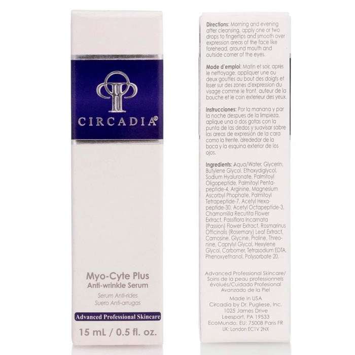 Мультипептидная Сыворотка для Лица CIRCADIA Myo-Cyte Plus Anti-Wrinkle Serum