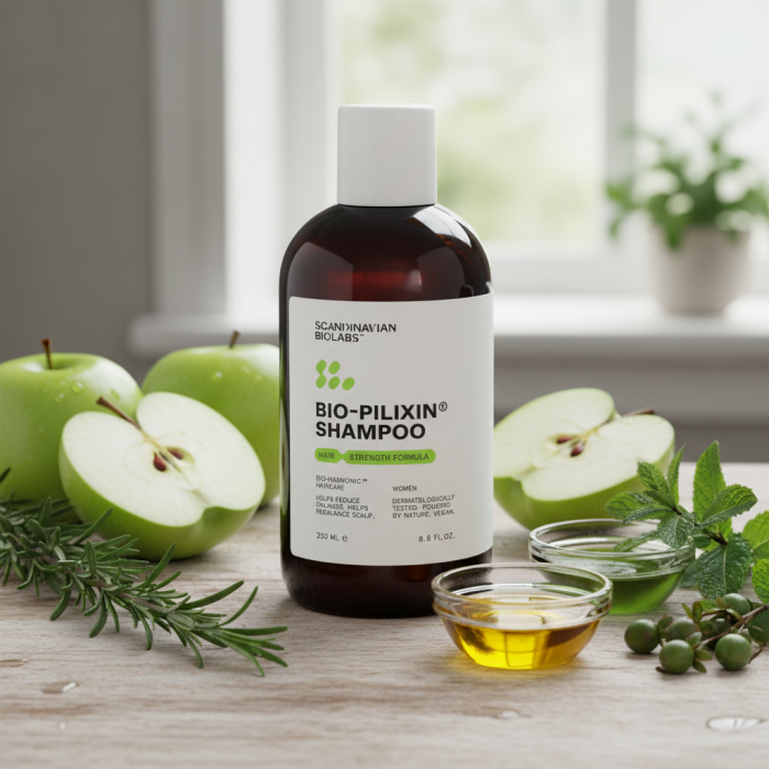 Шампунь для Укрепления Волос у Женщин Scandinavian Biolabs Bio-Pilixin Shampoo Hair Strength Formula Women