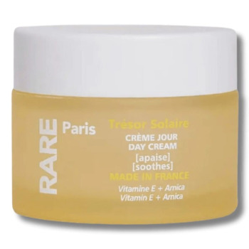 Успокаивающий Дневной Крем для Лица с Витамином Е и Экстрактом Арники RARE Paris Trésor Solaire Day Cream