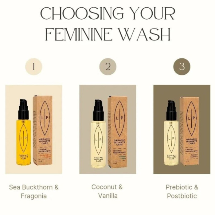 Средство для Интимной Гигиены Lip Intimate Care Cleansing Moisturising Oil Prebiotic + Postbiotic