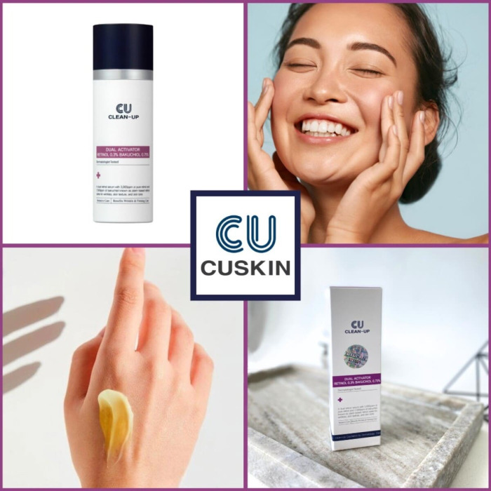 Сыворотка для Лица с Ретинолом и Бакучиолом CU SKIN Dual Activator Retinol 0,3 % Bakuchiol 0,75 %