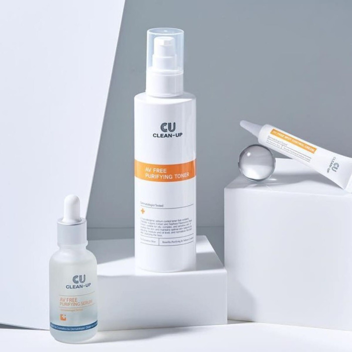 Тонер для Проблемной Кожи CU SKIN Clean-Up Av Free Purifying Toner