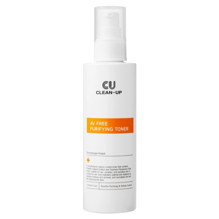 Тонер для Проблемной Кожи CU SKIN Clean-Up Av Free Purifying Toner