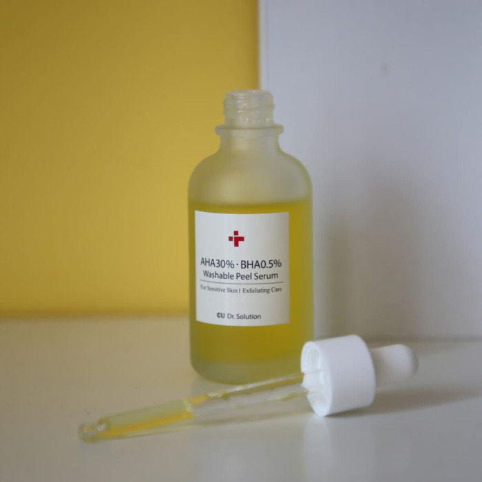 Пилинг-Сыворотка с AHA и BHA кислотами CU SKIN Dr. Solution AHA 30 % BHA 0,5 % Washable Peel Serum