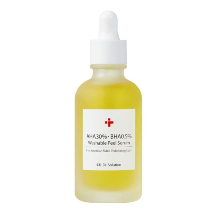Пилинг-Сыворотка с AHA и BHA кислотами CU SKIN Dr. Solution AHA 30 % BHA 0,5 % Washable Peel Serum