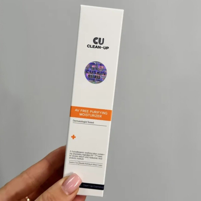 Крем для Проблемной Кожи CU SKIN Clean-Up Av Free Purifying Moisturizer