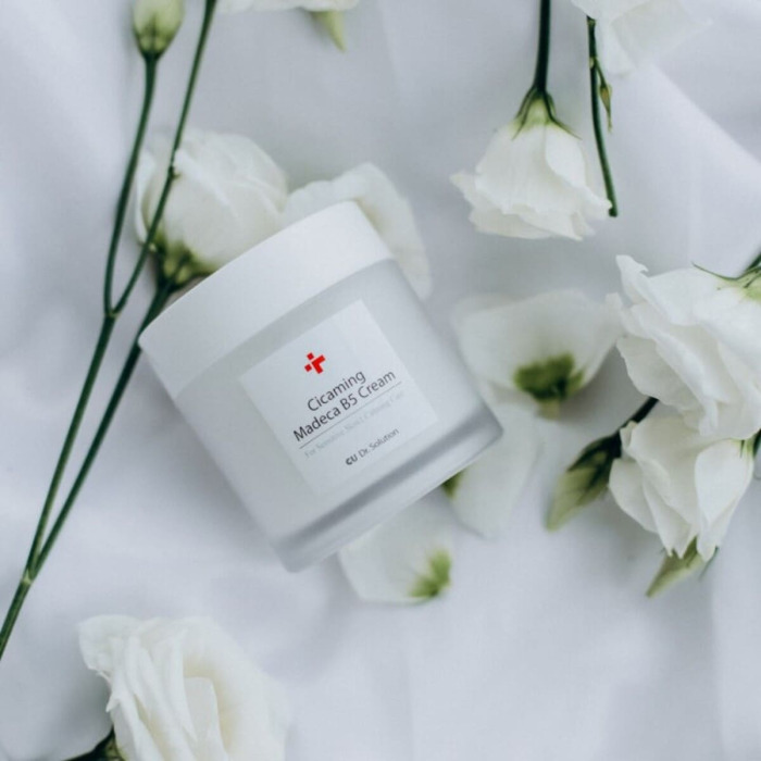 Успокаивающий Крем для Лица с Центеллой и Пантенолом CU SKIN Dr. Solution Cicaming Madeca B5 Cream