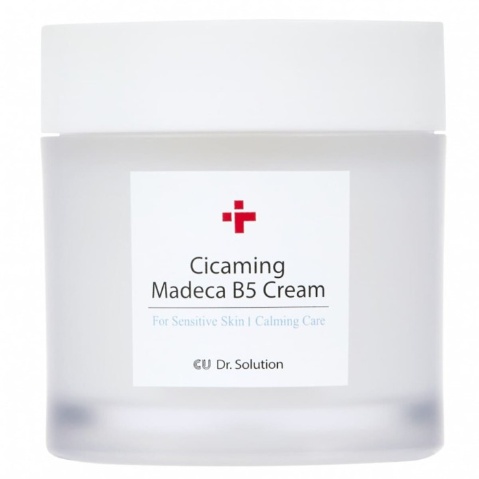 Успокаивающий Крем для Лица с Центеллой и Пантенолом CU SKIN Dr. Solution Cicaming Madeca B5 Cream