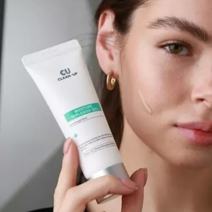 Увлажняющий Гель для Лица с Пантенолом CU SKIN Clean-Up Moisture Replenish Gel