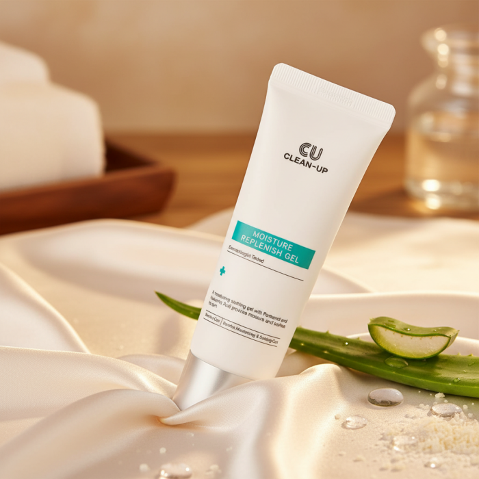 Увлажняющий Гель для Лица с Пантенолом CU SKIN Clean-Up Moisture Replenish Gel