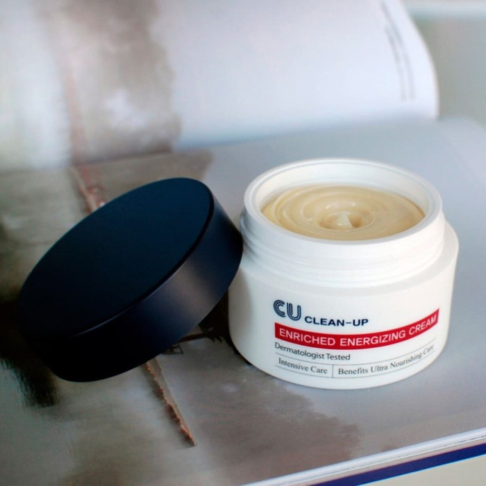 Обогащенный Пептидный Крем для Лица с Коллагеном и Церамидами CU SKIN Clean-Up Enriched Energizing Cream