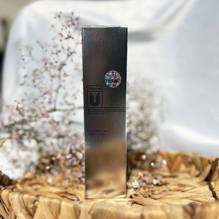 Ампульная Эмульсия для Лица с Пептидами и Волюфилином CU SKIN Vitamin U Ampoule Emulsion
