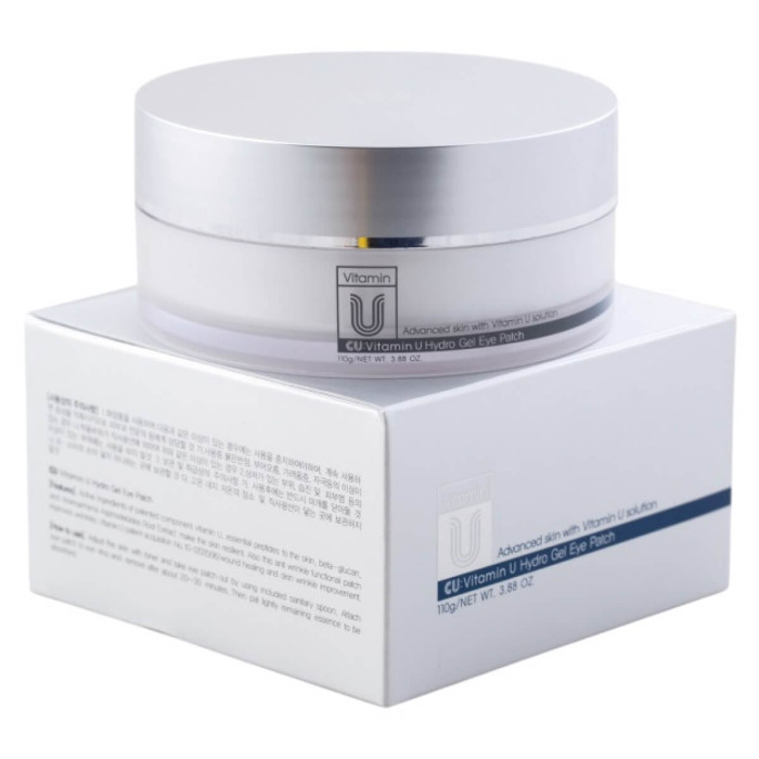 Гидрогелевые Патчи под Глаза с Пептидами и Волюфилином CU SKIN Vitamin U Hydro Gel Eye Patch
