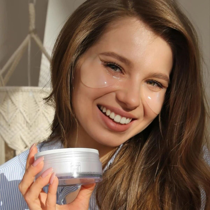 Гидрогелевые Патчи под Глаза с Пептидами и Волюфилином CU SKIN Vitamin U Hydro Gel Eye Patch