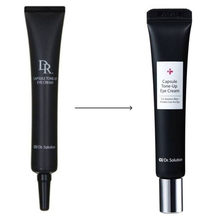 Капсульный Крем для Зоны Вокруг Глаз CU SKIN Dr. Solution Capsule Tone-Up Eye Cream